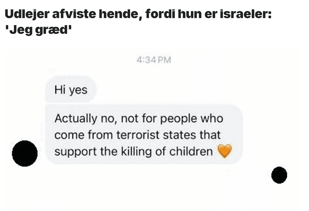 Diskrimination: Interview med israeler i Danmark